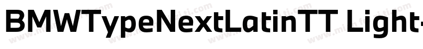 BMWTypeNextLatinTT Light字体转换